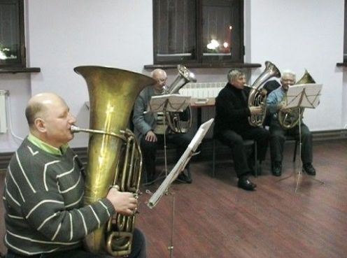 Репетиція духового оркестру ДВРЗ