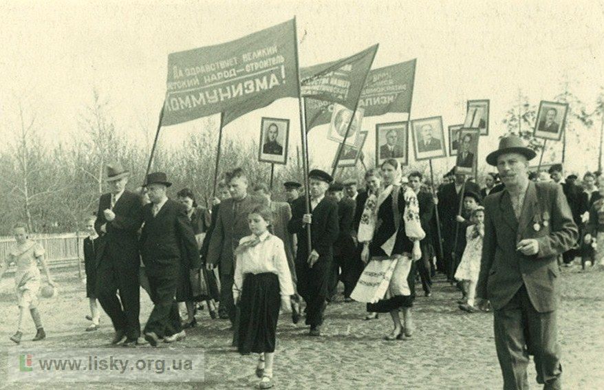 Кияни на радянських демонстраціях