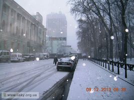 Київський Євромайдан: вранішні барикади. Вулиця Грушевського