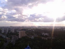 Фото ДВРЗ з даху будинку №109В по Алма-Атинській