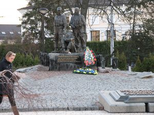 Меморіал воїнам-афганцям на Лаврській вулиці в Києві
