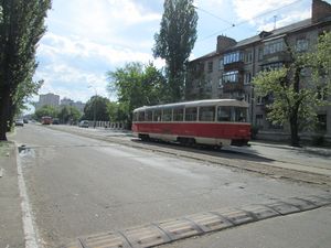 На Алма-Атинській знову стояли трамваї