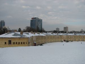 Музей Київська фортеця взимку