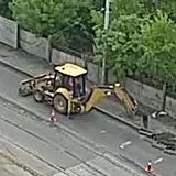 Ремонт тротуару перед мостом на ДВРЗ