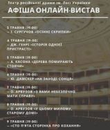 Київські театри продовжують покази кращих вистав