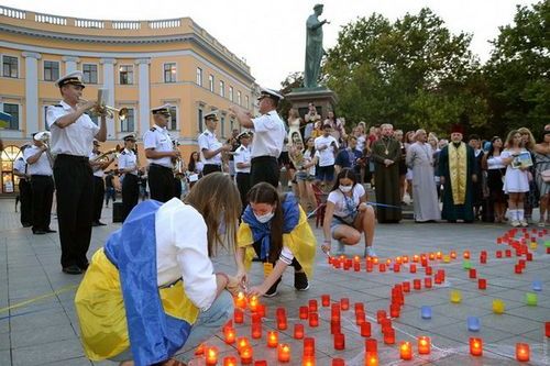 В Одессе прошла акция памяти погибших в российско-украинской войне