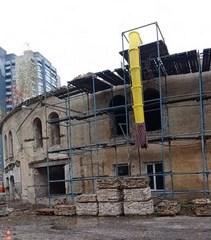 Монтують покрівлю: як змінилась четверта башта Київської фортеці