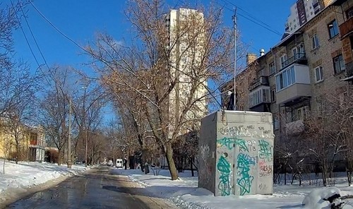 Стаціонарний пост спостереження ПСЗ №4 на вулиці Інженера Бородіна у місцевості ДВРЗ