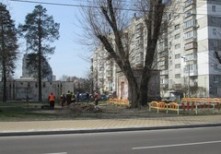 Збір шин на вулиці Макаренка у місцевості ДВРЗ (Дніпровський район)