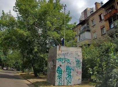 Стаціонарний пост спостереження №4 на вулиці Інженера Бородіна у місцевості ДВРЗ