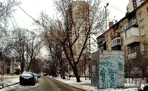 Стаціонарний пост спостереження №4 на вулиці Інженера Бородіна у місцевості ДВРЗ