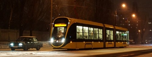 На ДВРЗ випробовують нові низькопідлогові трамваї