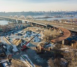 Завершено бурові роботи на будівництві лівобережної розв’язки Дарницького мосту