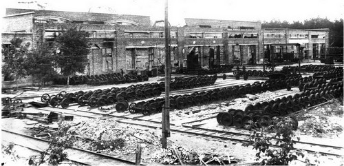 Зруйнований Дарницький вагоноремонтний завод, 1946 р.