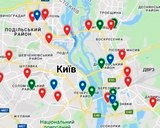 Працюючі заправки у столиці нанесли на мапу