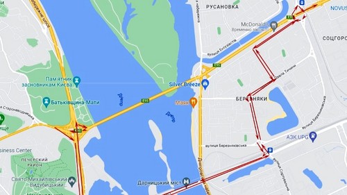 Петиція: зробити маршрут 211 маршрутного таксі через Дарницький міст або створити новий автобусний