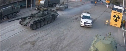 Російські війська на Чорнобильській АЕС
