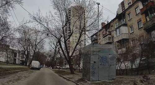 Пост спостереження ПСЗ №4 на вулиці Інженера Бородіна у місцевості ДВРЗ