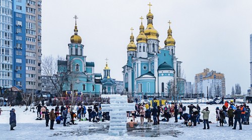 Безпечні місця для купання на Водохреще у Києві