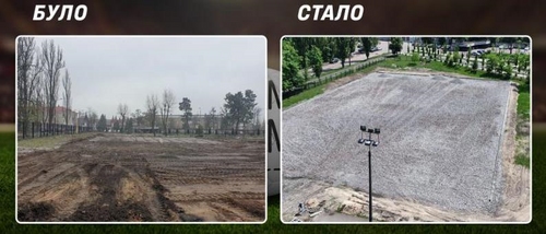 Проєкт «Сила Голу» відновлює стадіон на ДВРЗ