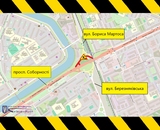 Часткове обмеження руху проспектом Соборності в Києві