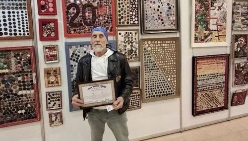 У парку імені Івана Багряного можна побачити виставку з 60 тисяч гудзиків