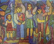 Ю. Андрущенко. Мозаїка на бульв. І Шамо. 1969 р.