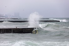 Як виглядають пустельні та засніжені пляжі Одеси