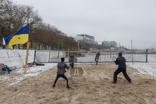 Як виглядають пустельні та засніжені пляжі Одеси