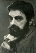 Б. В. Романицький у ролі Камо у виставі за драмою О. С. Левади «Камо». 1954 р. Б. В. Романицький у ролі Камо у виставі за драмою О. С. Левади «Камо». 1954 р.