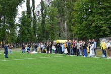 Відкриття реконструйованого стадіону ДЮСШ-21 у місцевості ДВРЗ