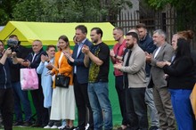 Відкриття реконструйованого стадіону ДЮСШ-21 у місцевості ДВРЗ