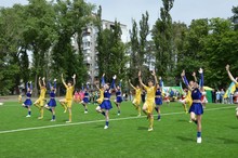Відкриття реконструйованого стадіону ДЮСШ-21 у місцевості ДВРЗ