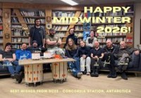 Свято середини зими на українській антарктичній станції